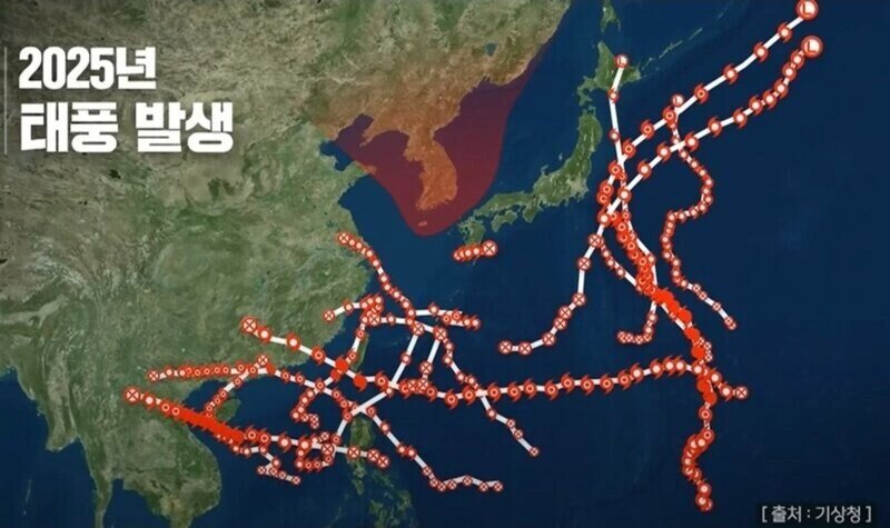 2025년 태풍근황