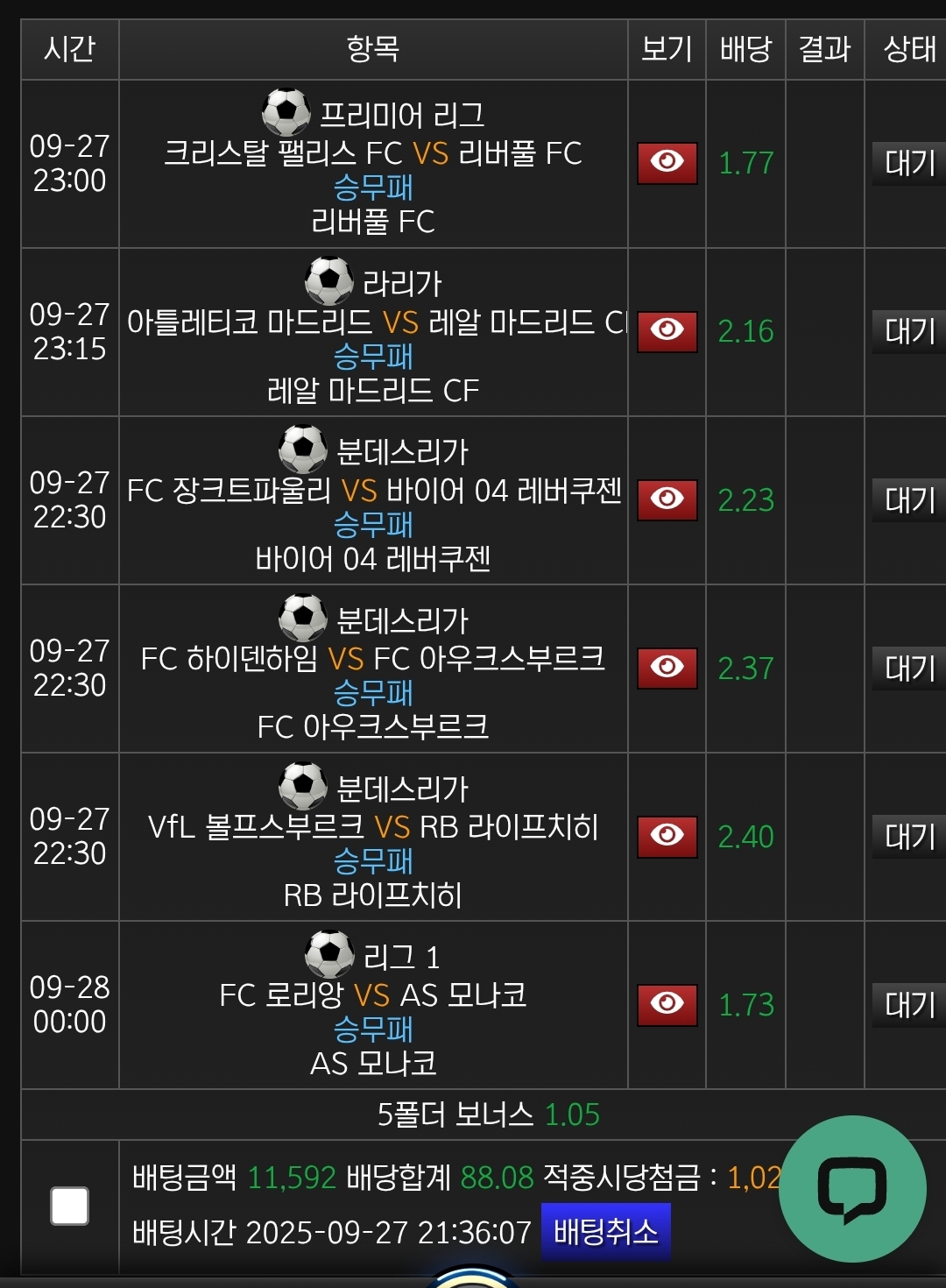 올원정의기적 가쥬아