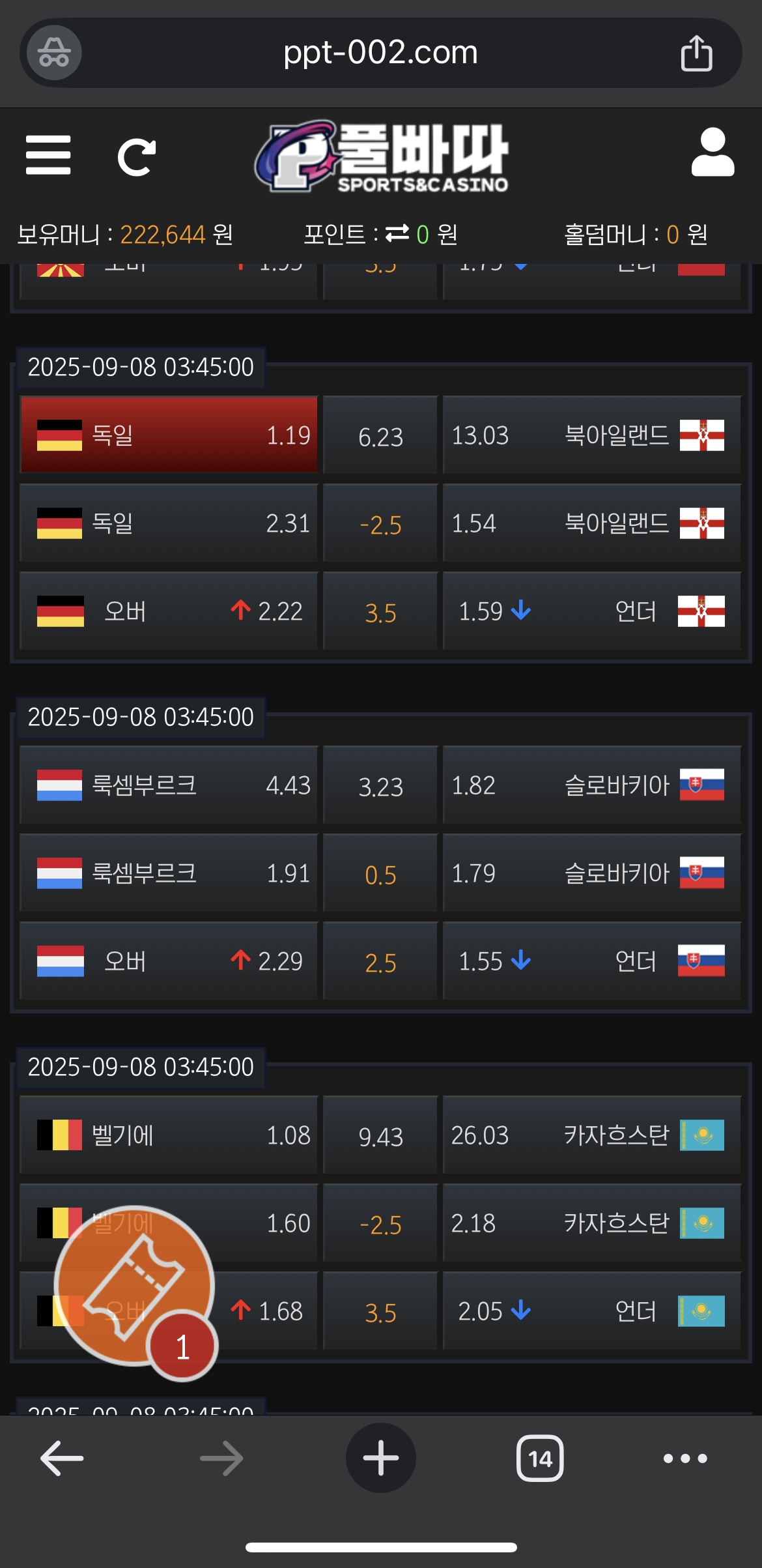 국대 베팅하고싶어도 너무 똥배당