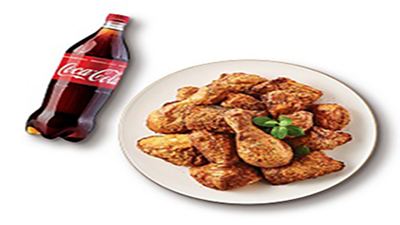 [굽네치킨] 고추바사삭+콜라