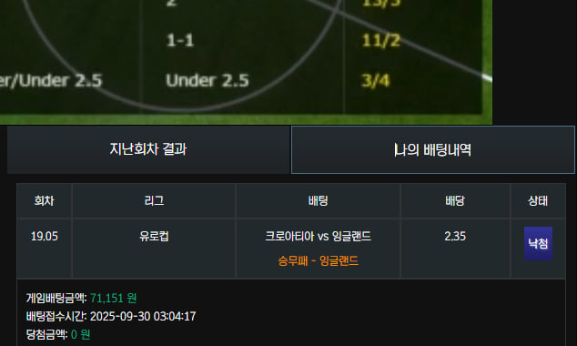 오늘의 조업....